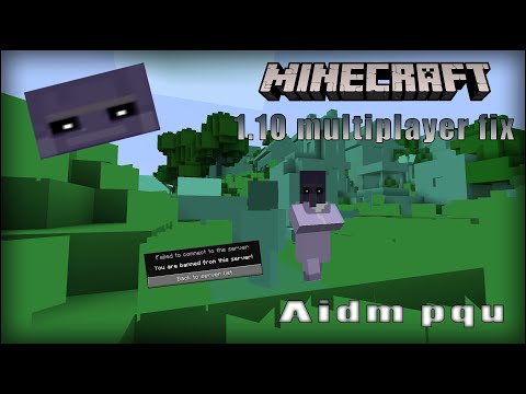 Видео: Minecraft 1.10 multiplayer fix, спустя час игры в деревне появляется он...