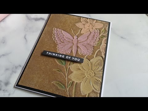 Видео: 3D-папка для тиснения, техника «Почти затемнение»