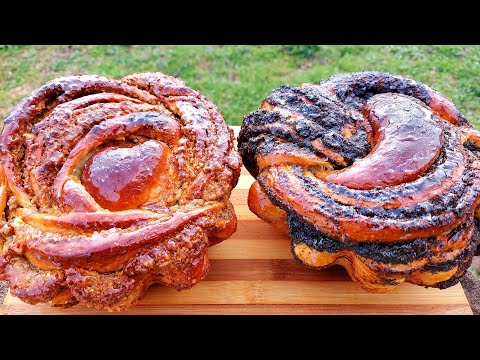 Видео: 🇺🇦🌺Крафіни.Великодня Випічка з Горіховою та Маковою Начинками. Випічка на Пасху.🌺🇺🇦