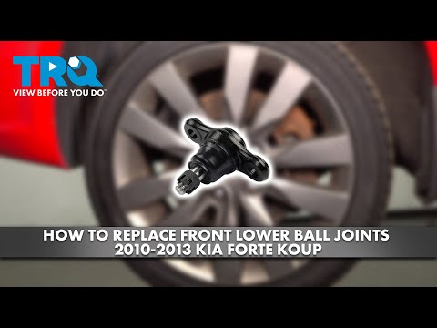 Видео: Как заменить передние нижние шаровые опоры Kia Forte Koup 2010-2013