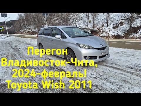 Видео: Перегон Toyota Wish, Владивосток-Золотореченск, февраль 2024 год.