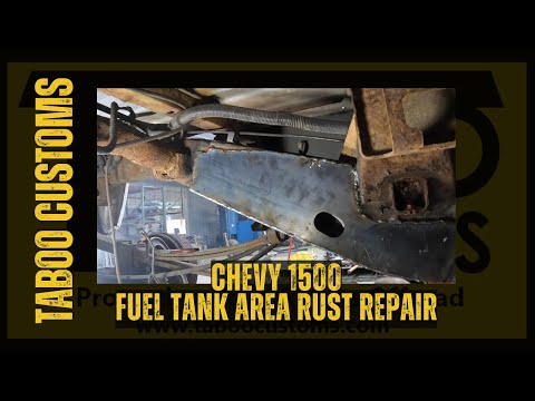 Видео: Ремонт рамы топливного бака Chevy 1500 07-14