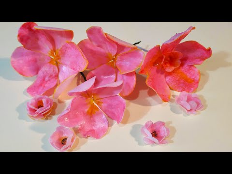 Видео: Цветы из вафельной бумаги на торт.🌹Как быстро просушить листики!👌 Декор для торта.