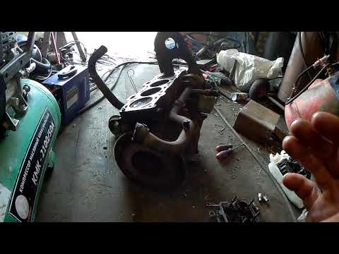 Видео: Компрессор из ДВС ВАЗ 2108 - часть 2