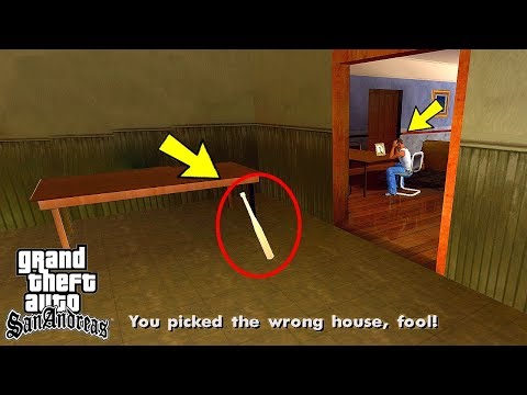 Видео: Что находится внутри кат-сцен в GTA San Andreas? (часть 1)