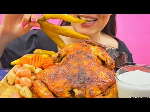 Видео: Курица на гриле / ЗВУКИ ПОЕДАНИЯ / Кулинарное шоу Мукбанг