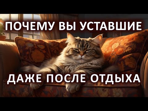 Видео: Почему вы уставшие даже после отдыха. Что делать, если нет сил?