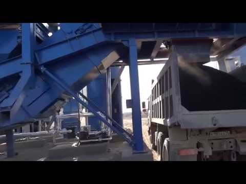Видео: Мобильный асфальтобетонный завод SPECO (2014)