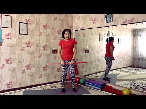 Видео: Оздоровительный фитнес.Суставная гимнастика с гимнастической палкой.