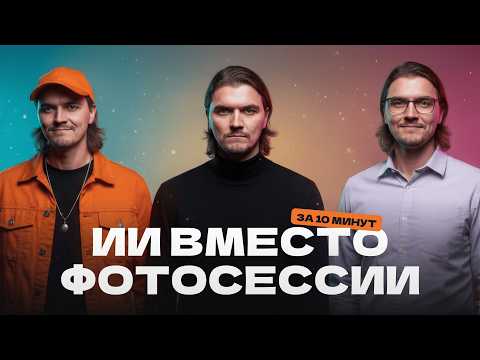 Видео: ИИ вместо ФОТОСЕССИИ: как создавать реалистичные фото и аватары за 10 минут