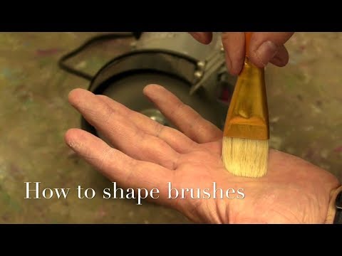 Видео: Как придать форму кистям. How to shape brushes (English subtitles)