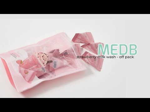 Видео: 🍓экстракты клубники и молочного протеина в уходе за кожей: маска MEDB