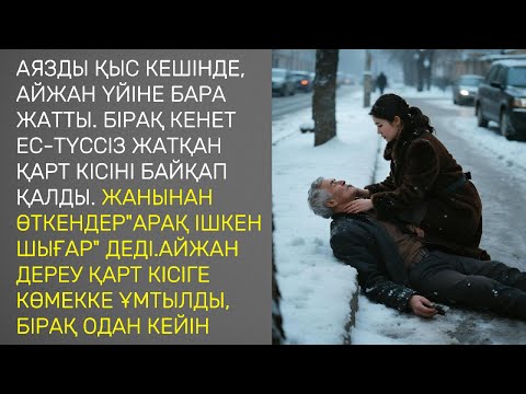 Видео: Шынайы аязды қыс кешінде, Айжан үйіне асығып бара