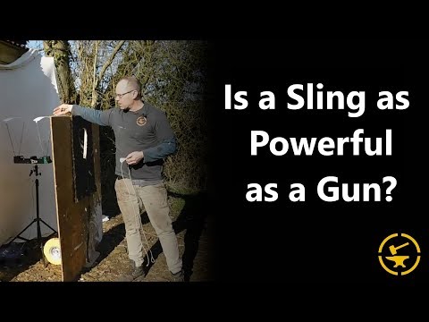 Видео: Праща такая же мощная, как ружье?