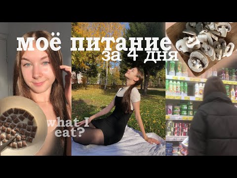 Видео: МОЁ ПИТАНИЕ за 4 дня | что я ем + простые рецепты | спорт | what I eat | дневник питания за неделю