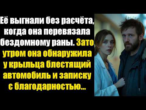 Видео: Её выгнали без расчёта, когда она перевязала бездомному раны. Зато утром она обнаружила у крыльца...