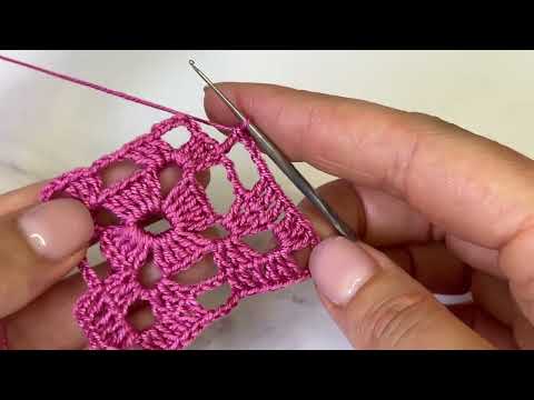 Видео: КАК СВЯЗАТЬ МОТИВ КРЮЧКОМ. ВЯЗАНИЕ ДЛЯ НАЧИНАЮЩИХ. CROCHET MOTIF. For beginners #crochet #diy