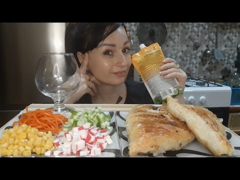 Видео: MUKBANG🍘Сомса/Салат🥗Время лечит⁉️🤔#мукбанг#асмр#