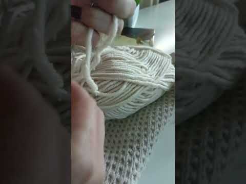 Видео: Вафельный узор спицами 2- ой вариант