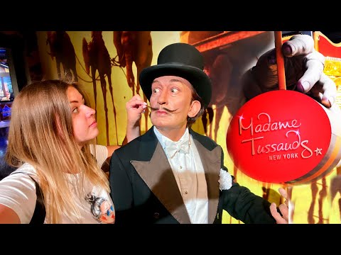 Видео: Madame Tussauds New York 2021 | Музей восковых фигур "Мадам Тюссо" в Нью Йорке 2021 влог