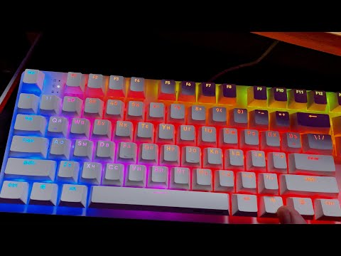 Видео: Игровая механическая клавиатура Red Square Keyrox TKL g3ms White RSQ (20033)