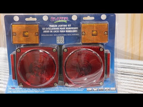 Видео: установка новых задних фонарей на грузовой прицеп