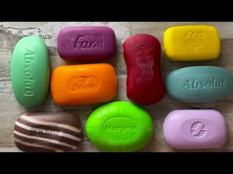 Видео: ASMR Soap cutting | Soap Carving|Резка мыла  | ASMR