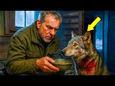 Видео: ОН ВПУСТИЛ ЗАМЁРЗШЕГО ВОЛКА В ДОМ, НО СОСЕДИ ВЫЗВАЛИ ОХОТНИКОВ