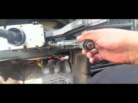 Видео: замена замка зажигания ауди 80 б3 + замена контактной группы