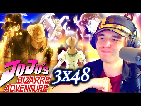 Видео: Прощайте, друзья 👋 | JoJo's Bizarre Adventure, часть 3, эпизод 48, финал РЕАКЦИЯ
