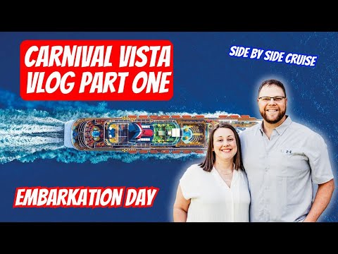 Видео: Видеоблог Carnival Vista, часть 1: Развлечения в день посадки в порту Канаверал