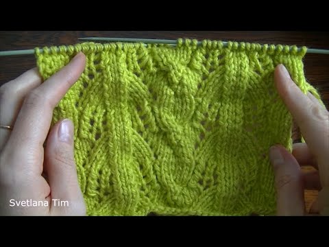 Видео: Отличный узор для Свитера, Джемпера "CAMILA" / Вязание спицами / Knitting Pattern for Jacket № 369