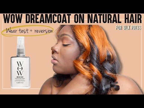 Видео: Color Wow Dreamcoat на натуральных волосах для шелкового пресса | Тест на износостойкость + Как м...