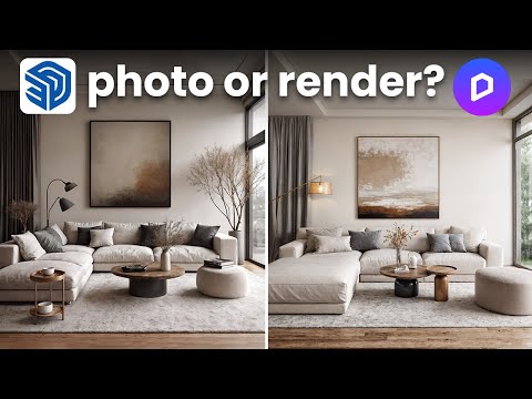 Видео: Real Photo против D5 Render — сможете ли вы сравниться с реализмом?