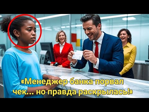 Видео: «Менеджер банка порвал чек… но правда раскрылась!»