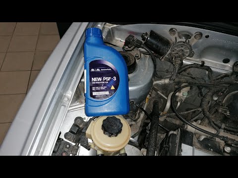 Видео: Hyundai Accent замена масла ГУР.