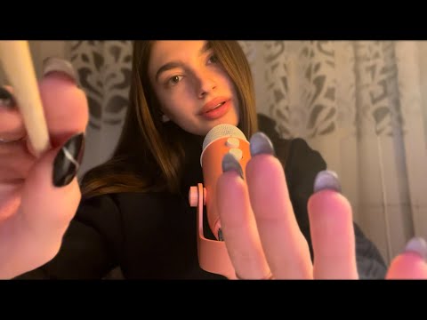 Видео: асмр очень близкий и неразборчивый шепот с триггерами и визуалом
