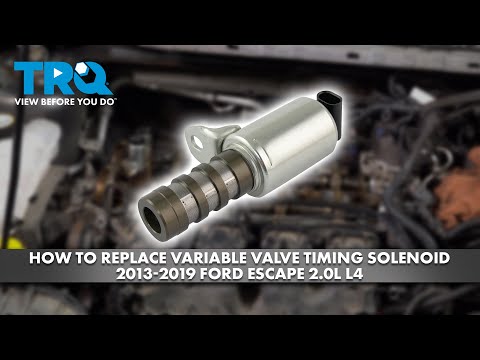 Видео: Как заменить электромагнитный клапан изменения фаз газораспределения на Ford Escape 2.0L L4 2013-...