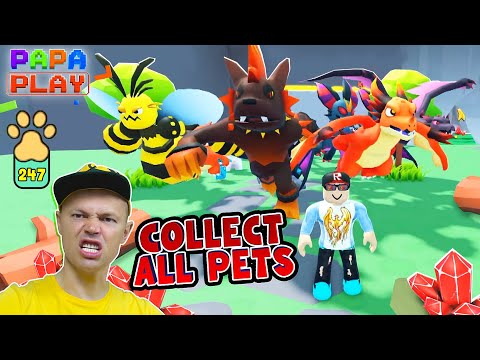 Видео: СОБРАЛ ВСЕ ПЕТЫ!!! Collect All Pets papa