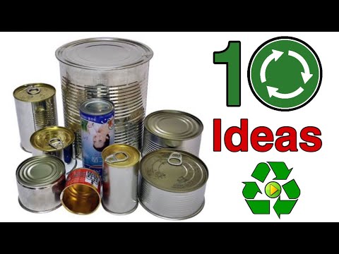 Видео: 10 лучших идей с жестяными банками