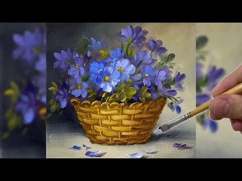 Видео: СИНЯЯ МАГИЯ / ПОШАГОВАЯ ЖИВОПИСЬ / ТЕХНИКИ ДЛЯ НАЧИНАЮЩИХ И ПРОДВИНУТЫХ ХУДОЖНИКОВ