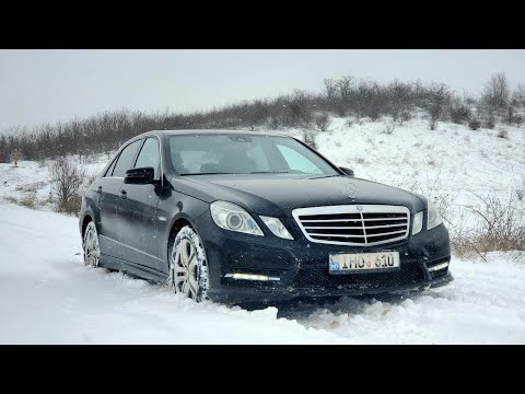 Видео: Что может 4matic в снегу?! Лучше чем quattro?? Mercedes E class w212