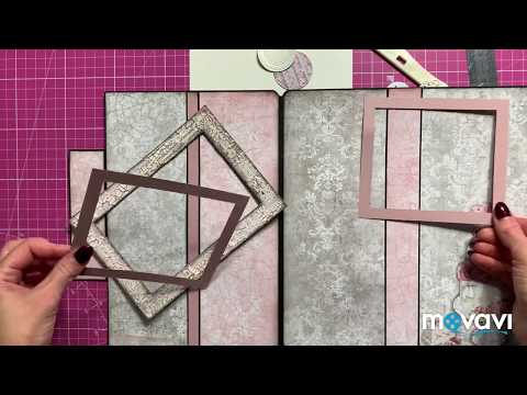 Видео: Скрапбукинг МК разворот с карманом из кожзаменителя часть 1 #Scrapbooking #скрапбукинг#мастеркласс