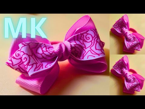 Видео: 🎀 Быстрый бантик из репсовой ленты 2,5 см — сделайте вместе с нами!