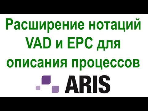 Видео: Расширение нотаций ARIS VAD и EPC для описания бизнес-процессов