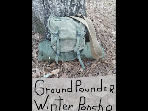 Видео: Зимний комплект пончо Ground Pounder