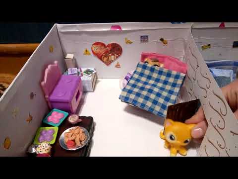 Видео: Мой домик для петов в коробке 🎥