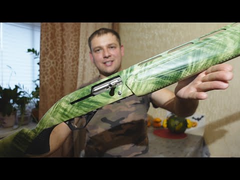 Видео: Покраска оружие делаем камуфляж веником МР 155.