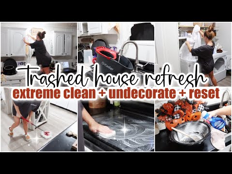 Видео: ПЕРЕЗАГРУЗКА ДОМА В РАЗБИТОМ МУСОРЕ • Экстремальная уборка со мной • Уборка после Хэллоуина + сня...