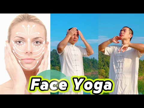 Видео: Йога для лица | Получите ЕСТЕСТВЕННУЮ подтяжку лица с помощью массажа лица для борьбы со старением!